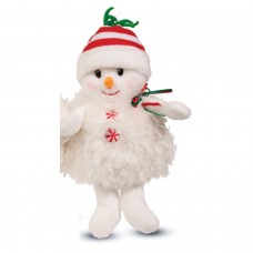 Snow Boy Puff Snowman 8 inch Holiday Stuffed Animal by Douglas Cuddle Toys (686   